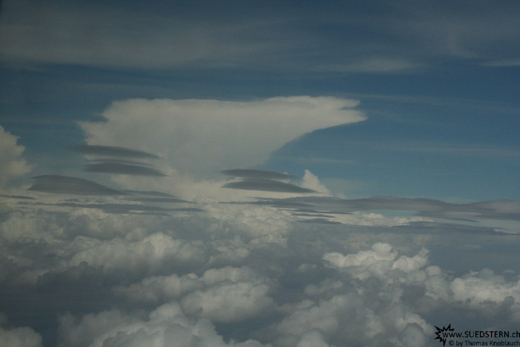 IMG 8693-Kenya, clouds around Kilimanjaro seen during flight from Masai Mara to Bamburi